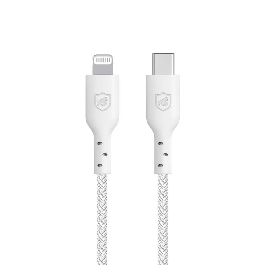 Cabo Ultra Safe Lightning / Tipo C 65W Rápido Nylon Reforçado com Presilha de Silicone 1,5M Gshield em Oferta na Shopee