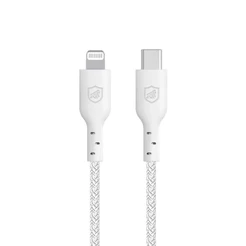 Cabo Ultra Safe Lightning / Tipo C 65W Rápido Nylon Reforçado com Presilha de Silicone 1,5M Gshield