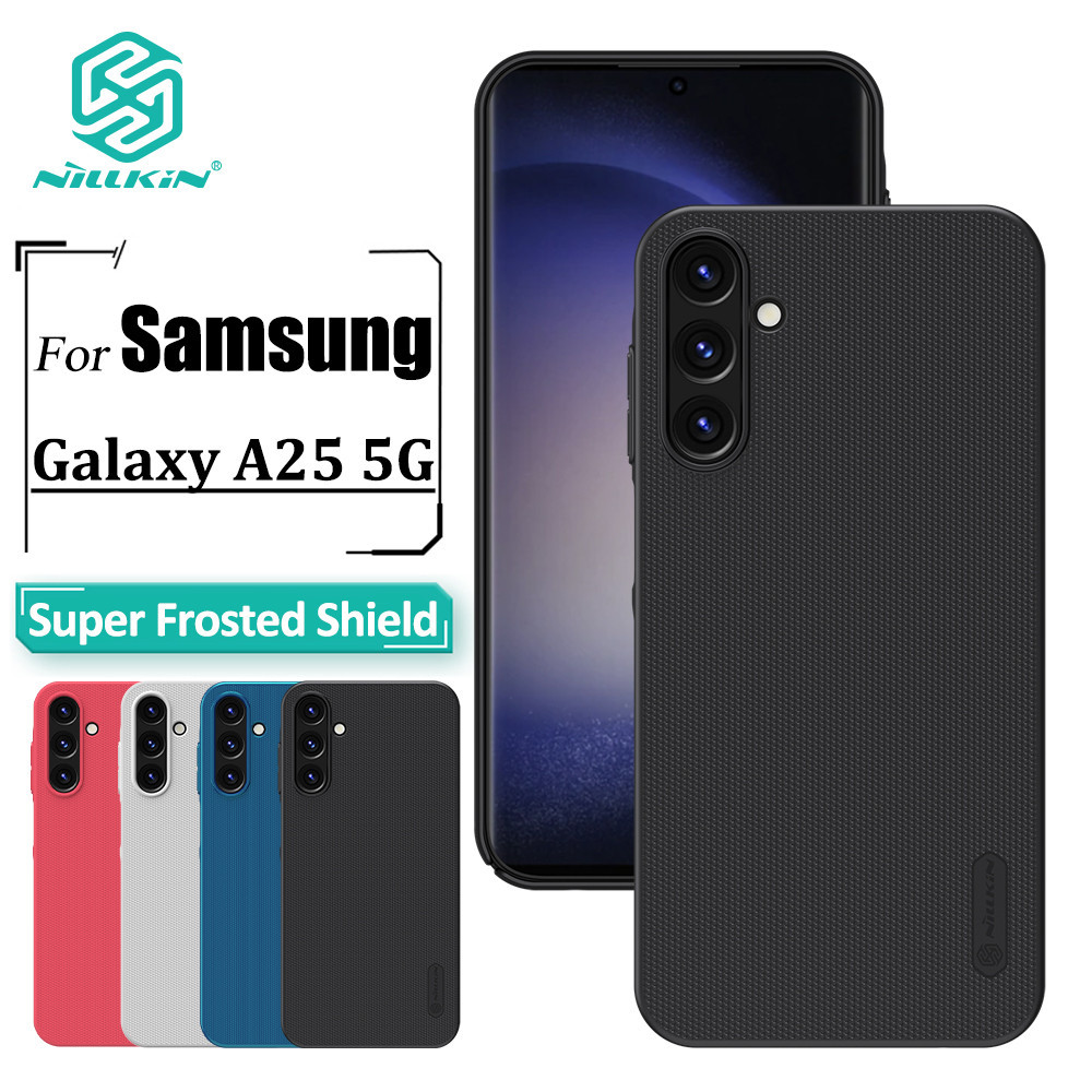 Capa Nillkin Shield Samsung Galaxy A25 Ultra Fina Mate Para PC Rígida Anti-Impressão Digital Traseira À Prova De Choque - Mobile & Gadgets