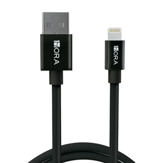 Cabo de Carregador iPhone 1Hora Usb A/Lightning Carga Rápida 2.4A Macho/Macho 1Metro Preto em Oferta na Shopee