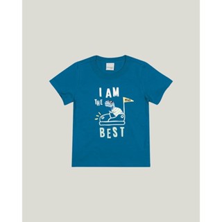 Camiseta Dinossauro Meia Malha Menino Malwee Kids