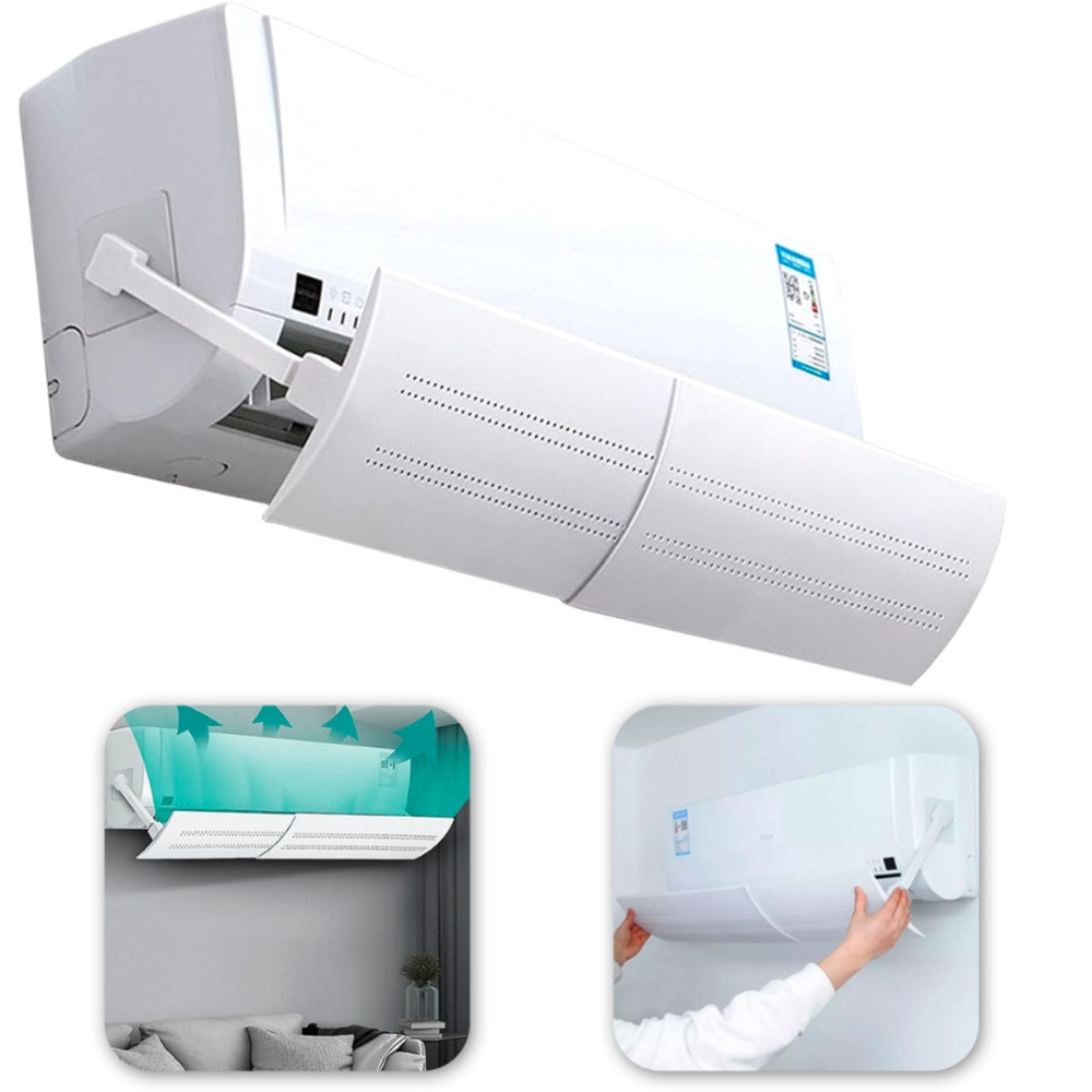 Defletor Ajustável Para Ar Condicionado Super Resistente Direciona Ar Regulável Personalizado em Oferta na Shopee