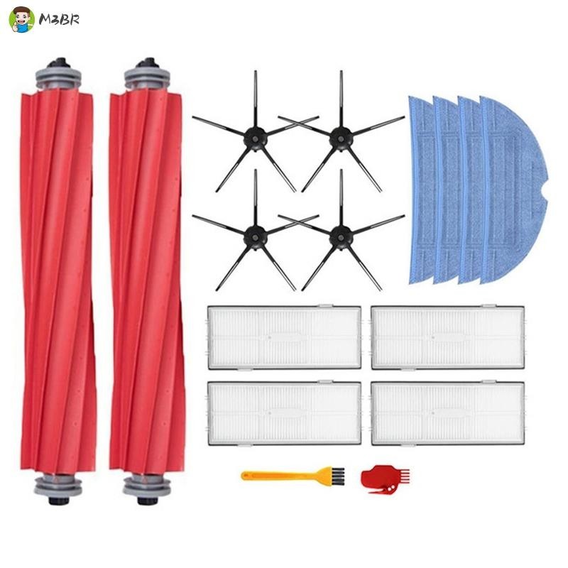 Escova De Rolo Para Roborock S7 MaxV Plus Ultra G10S Pro Peças Do Aspirador De Pó HEPA Lateral Com Filtro Mops