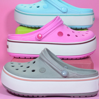 Crocs Original Plataforma Sapatos De Praia Femininos Chinelos Da Moda