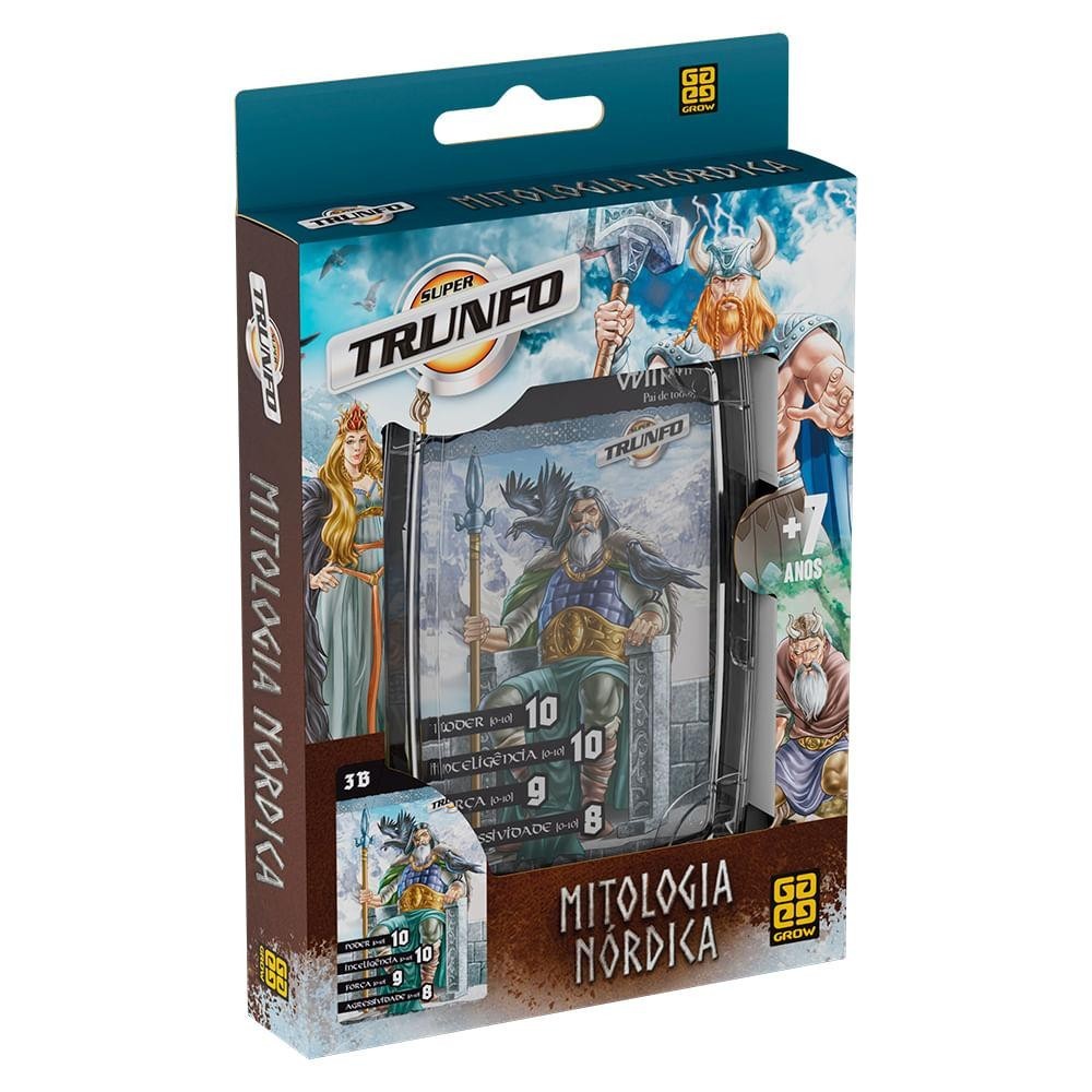 Super Trunfo Mitologia Nórdica em Oferta na Shopee
