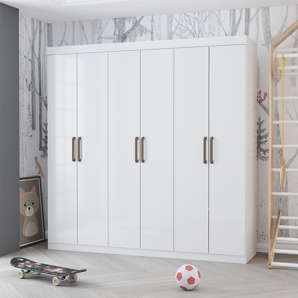 Guarda Roupa Infantil Iona 6 Portas