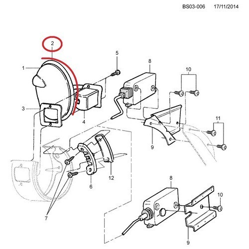 Vedador Portinhola Tanque combustível Corsa Classic 93388997 GM
