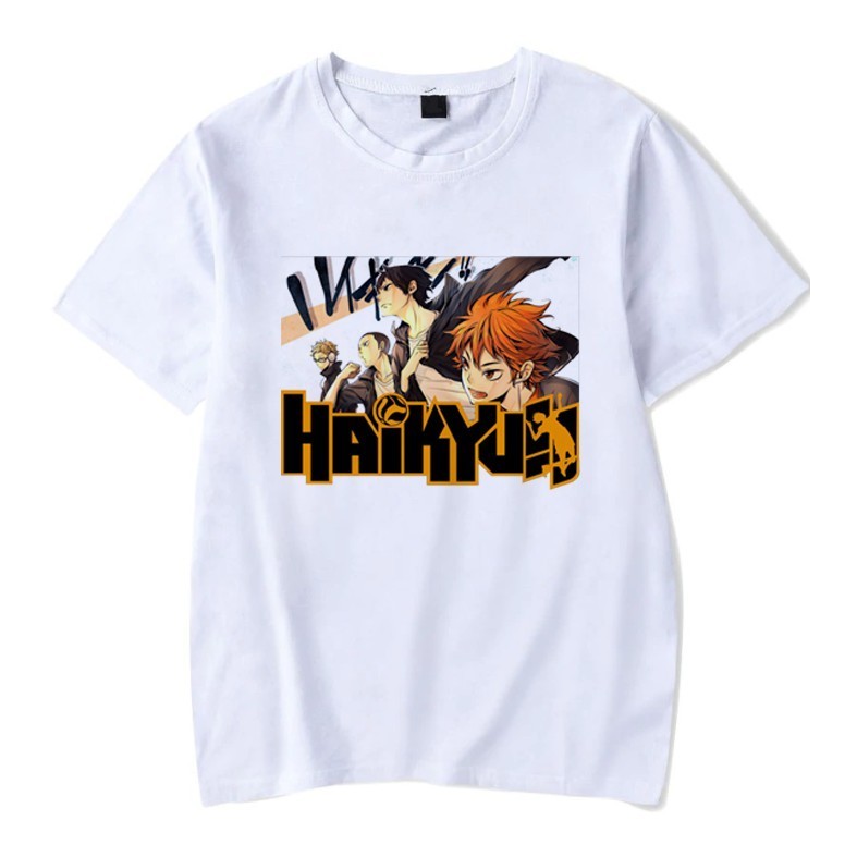 Camisa Haikyuu Anime Esporte Vôlei Masculina Feminina Casual