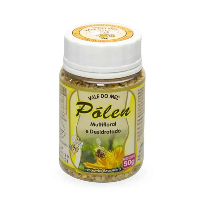 Pólen multifloral desidratado 50 g - Vale do Mel