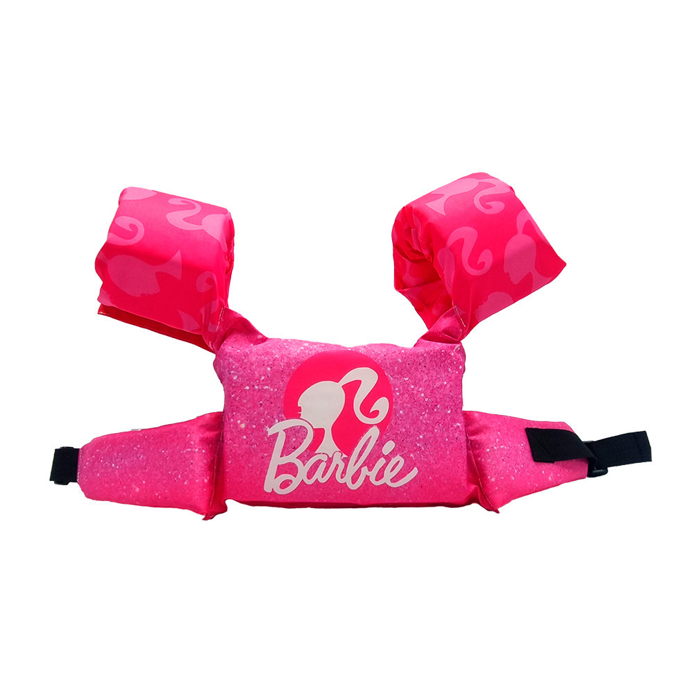 Boia Infantil Colete Salva Vidas Praia e Piscina Barbie Rosa 2023