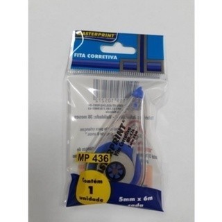 Kit 2 Fitas Corretiva 5mm x 6m Secagem Imediata Masterprint — imagem 2 de 2