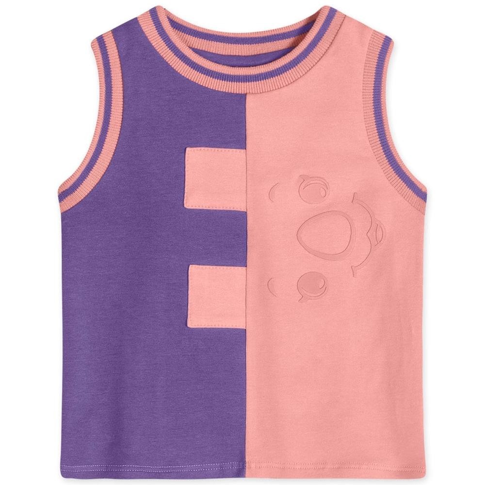 Regata Bicolor Bebê Feminina Lilica - Baby & Kids Fashion