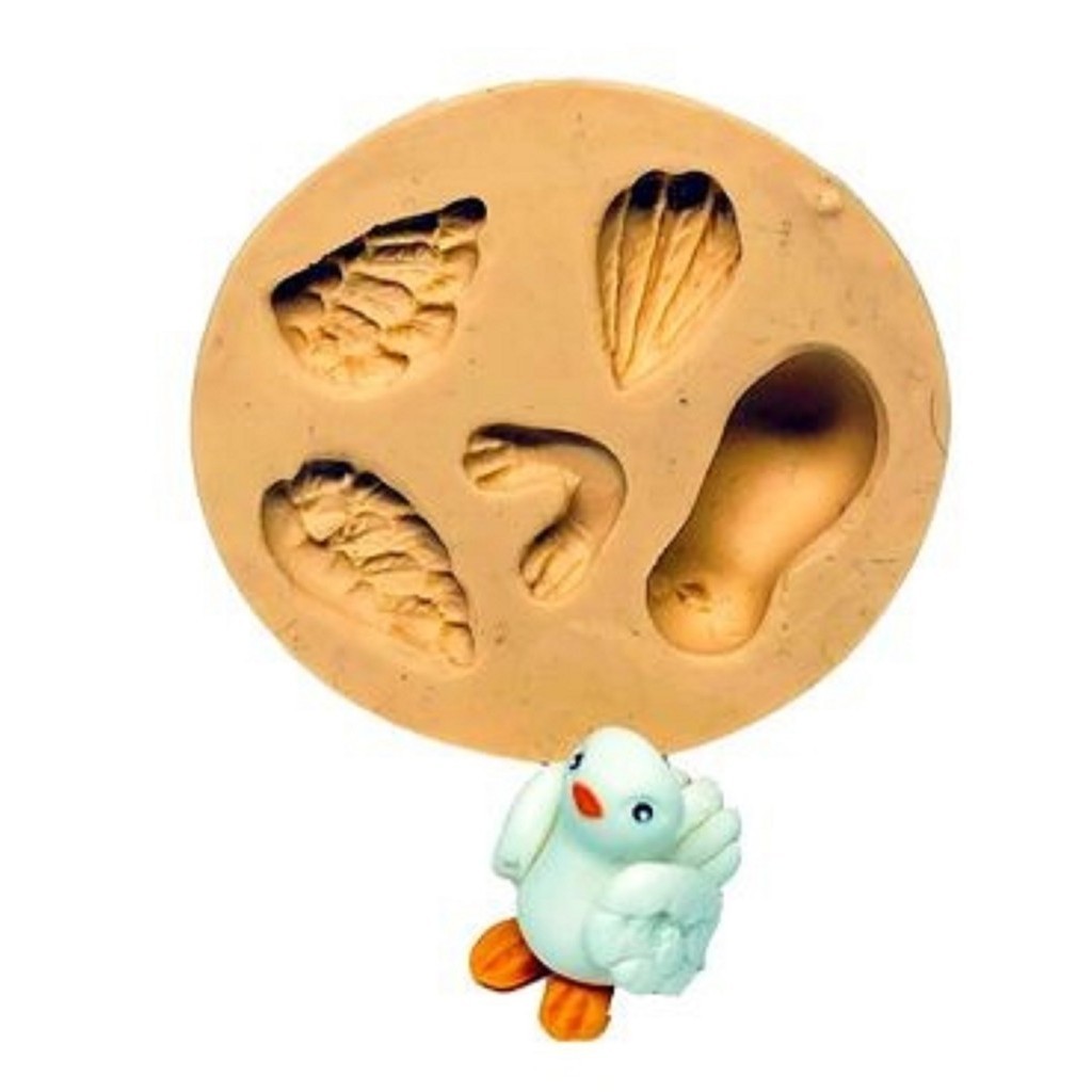 MOLDE DE SILICONE POMBO, ESPÍRITO SANTO, RESINA, CONFEITARIA, BISCUIT
