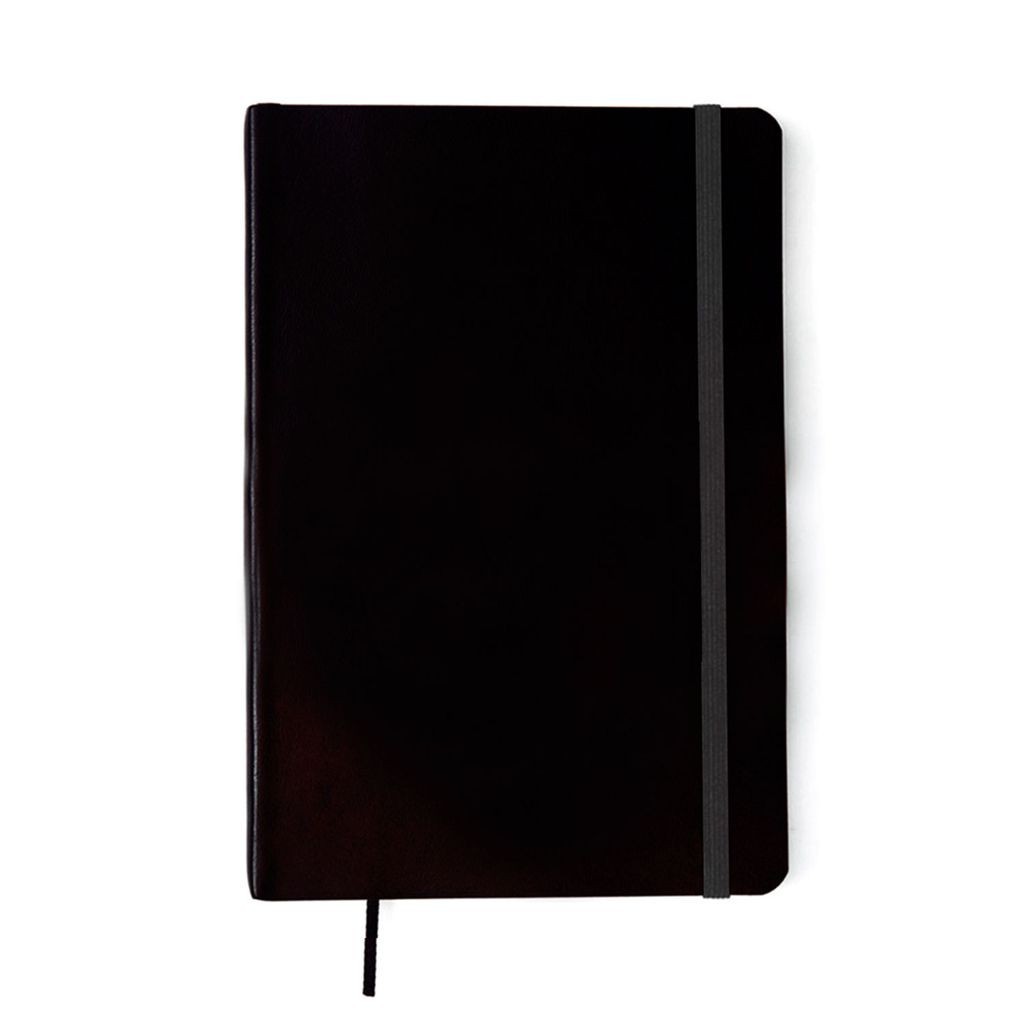 Caderneta Clássica Flex 14x21 - Preta Sem Pauta em Oferta na Shopee