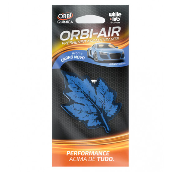 AROMATIZANTE FOLHINHA ORBI AIR FRESHENER CARRO NOVO em Oferta na Shopee