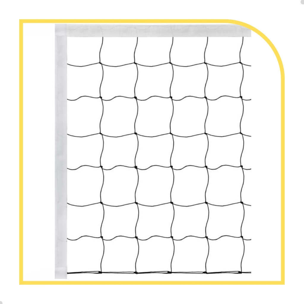 Rede de Volei 9,5m 3 Lona Fio 2 Seda Sports Mania