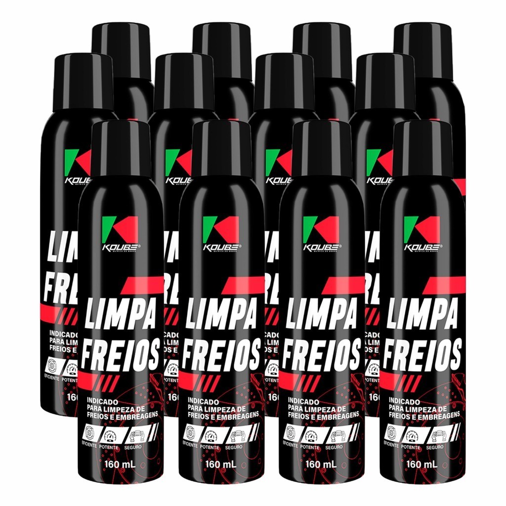 Limpa Freios - Koube - 160ML - 12 unidades