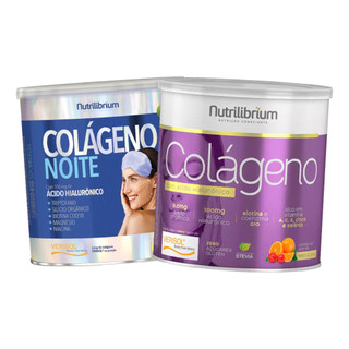 Kit Suplemento Colágeno Verisol Dia e Noite 200g Com Ácido Hialurônico em Oferta na Shopee