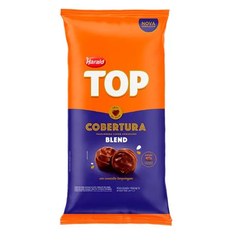 Cobertura em Gotas Blend - Top - 2,05kg - Harald - 01 unidade - Rizzo em Oferta na Shopee