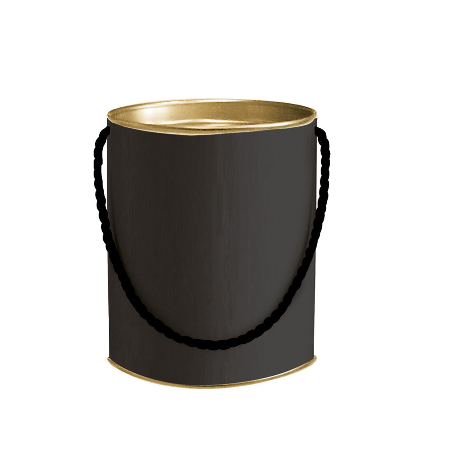 Lata Para Doces Com Alça - Preto - 1 unidade - Cromus - Rizzo