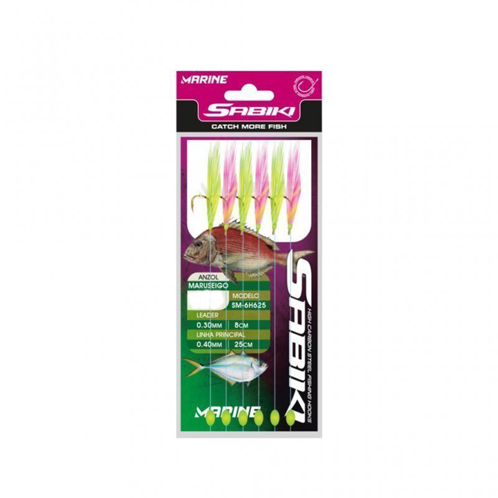 Sabiki Verde/Rosa - Marine Sports