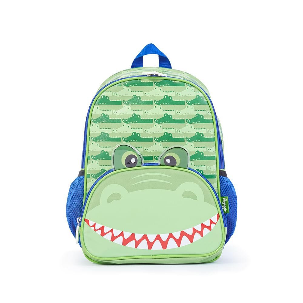 Mochila Infantil Pets Jacaré Verde em Oferta na Shopee