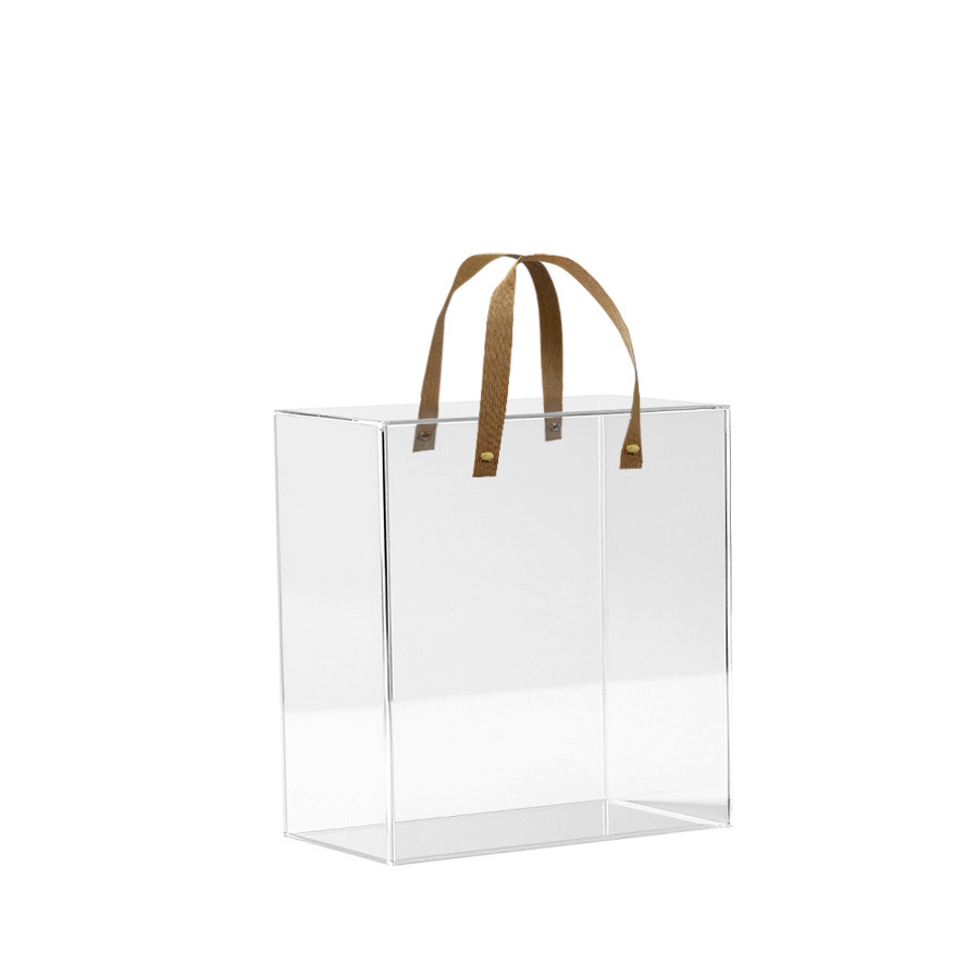 Caixa de PVC com Alça Kraft  - 15x15x10cm - 1 unidade - Rizzo em Oferta na Shopee