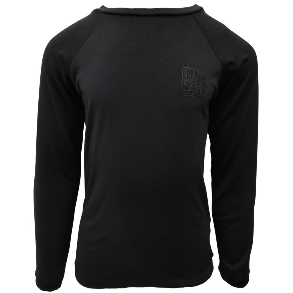 Camisa Uv Lisa Proteção Solar Térmica Preta Camiseta Blusa Praia Piscina Filtro Sol Fator 50 Fps