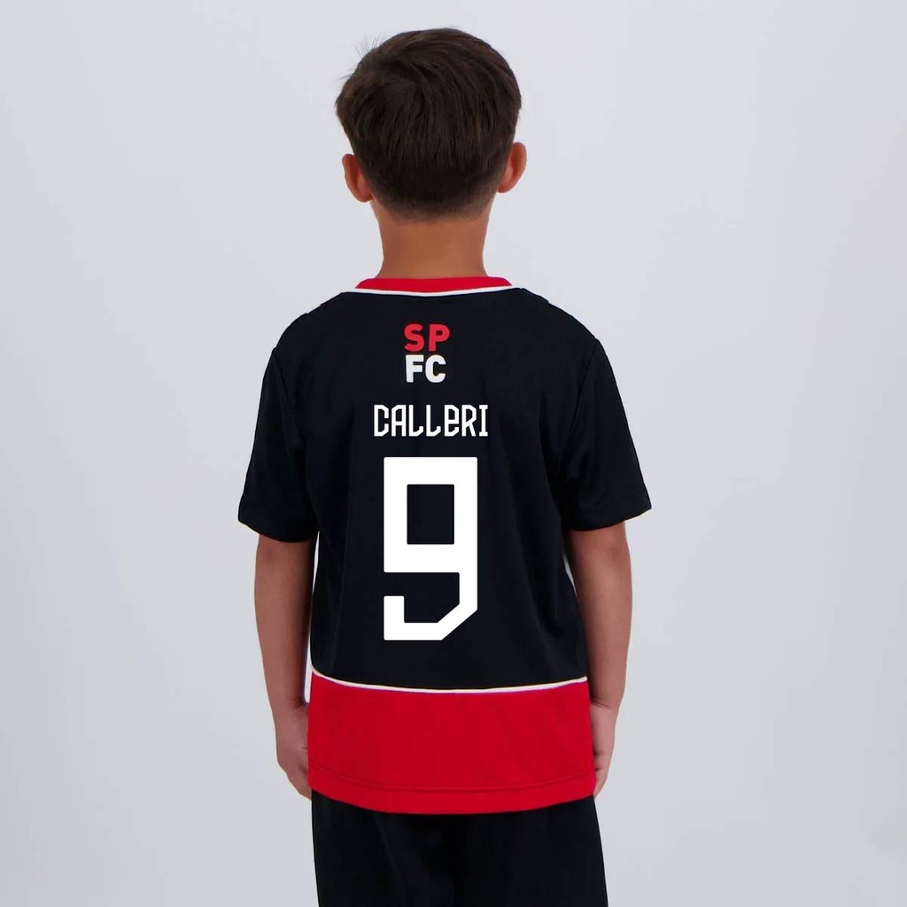 Camisa São Paulo Calleri 9 Romper Infanti em Oferta na Shopee