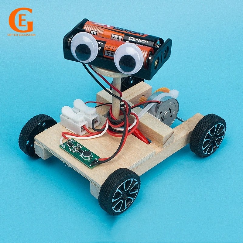 Educação Dotada DIY Robô De Carro Ativado Por Voz Criativo Projeto Científico Experimento A Vapor Brinquedos De Desenvol