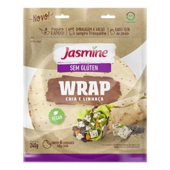 Jasmine Wrap Chia E Linhaça Sem Glúten 240G