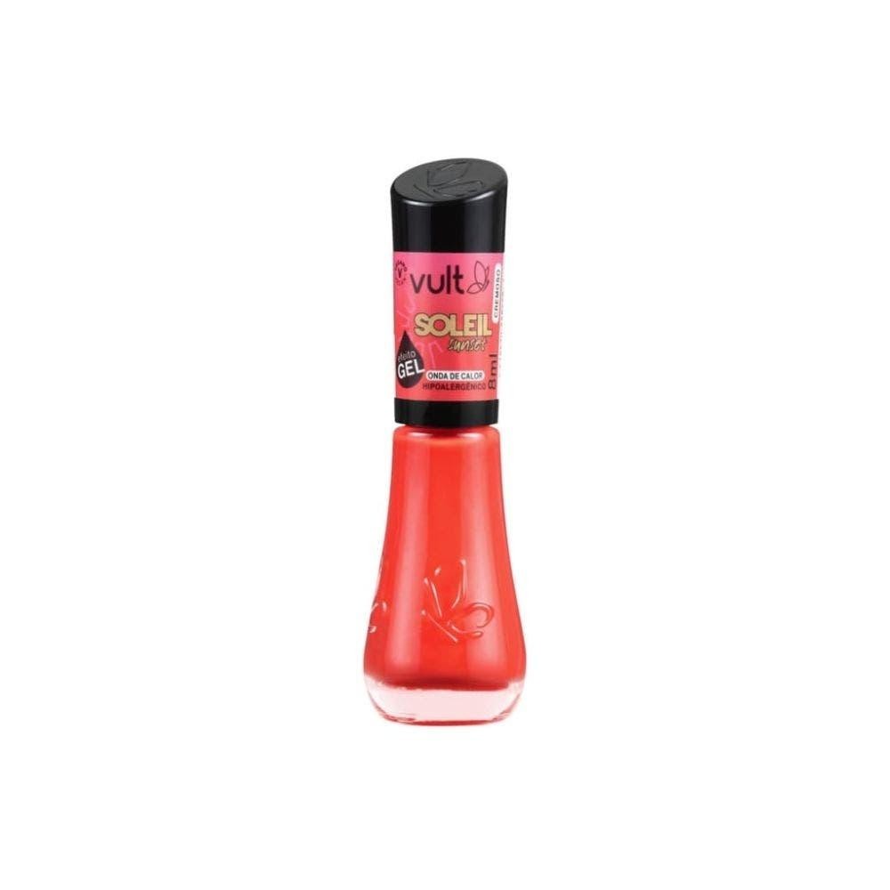 Esmalte Vult Vermelho Onda de Calor 5 Free Soleil Sunset  8ml