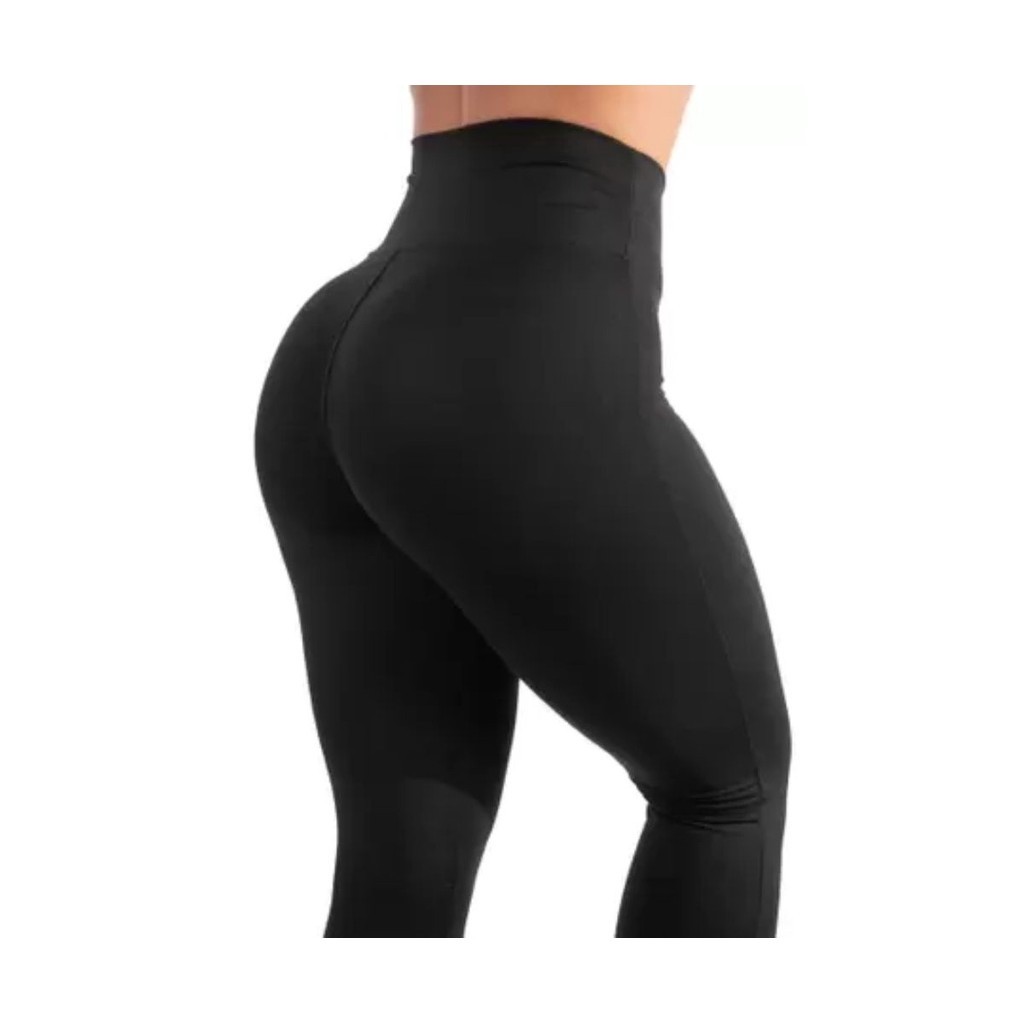 Calça Legging Fitness Modeladora Cintura Alta Sem Costura Empina Bumbum Treino Academia Ioga Corrida Musculação Fit Dance Crossfit