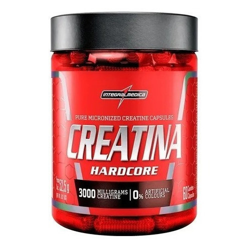 Creatina em Cápsulas100% Pura - 60 Caps - Integralmedica em Oferta na Shopee