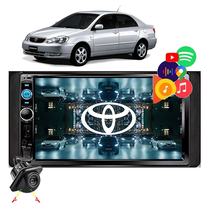 Multimidia Corolla Fielder 2002/2003/2004/2005/2006/2007 T9p