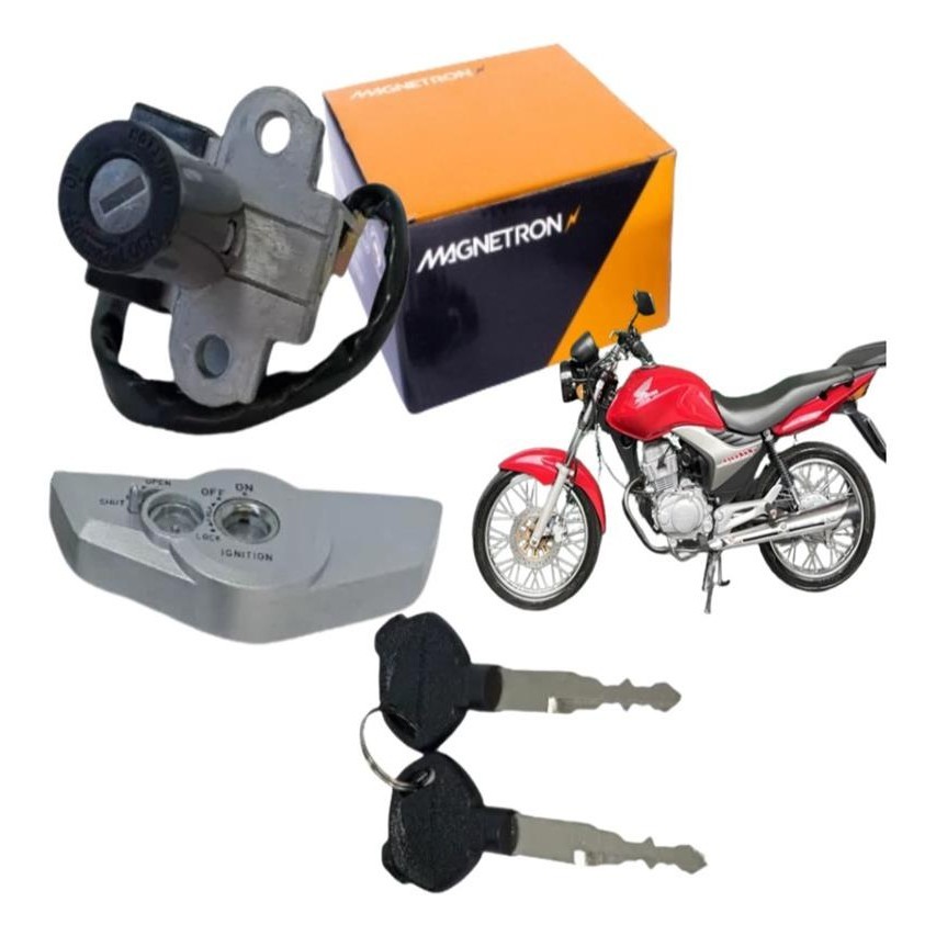 KIT CHAVE IGNICAO CG TITAN FAN 150 2009 2010 2011 2012 2013 ORIGINAL MAGNETRON em Oferta na Shopee