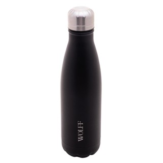 Garrafa Térmica Wolff Ice de Aço Inox Parede Dupla Preta