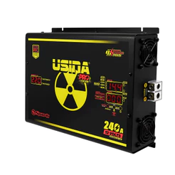 Fonte Automotiva 12v Full Range 240a Amperes PRO Edition Carregador Bateria Voltímetro Profissional