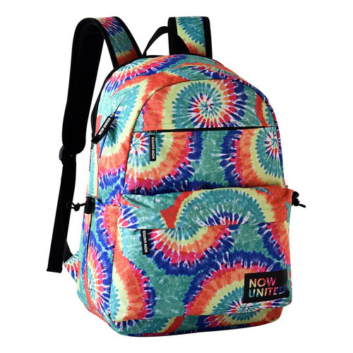 Mochila Juvenil Escolar Tie-dye Oficial Now United Oficial