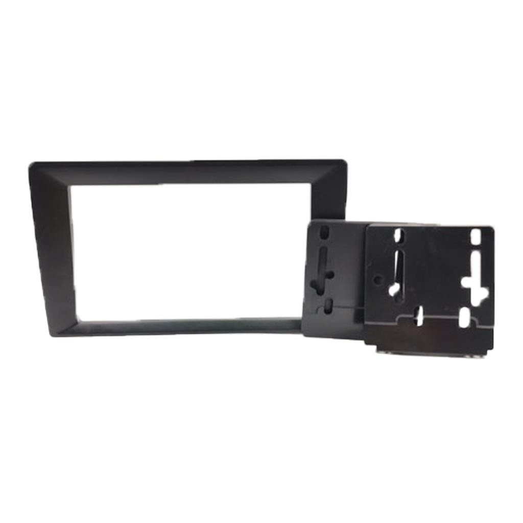 Moldura Multimidia Adaptadora de 9 para 7 Pol. Preto Fosco