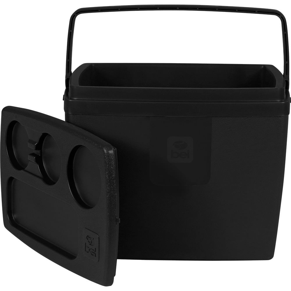 Caixa Térmica Cooler 19L Preta Pesca Praia Camping Belfix