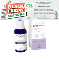 Grandha Óleo de Girassol Ozonizado Fitozon F3 Cuidado Facial e Dermorreparação prevenir o surgimento de acne e Promove o clareamento de manchas