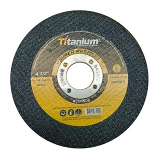 Disco de corte ultrafino para meta e inox 4.1/2" x 7/8" x 1 mm - 05047