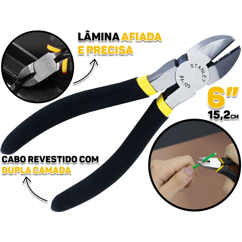 Alicate de Corte Diagonal Stanley - Comprar com Melhor Preço em Ferramentas e Melhorias para a Casa