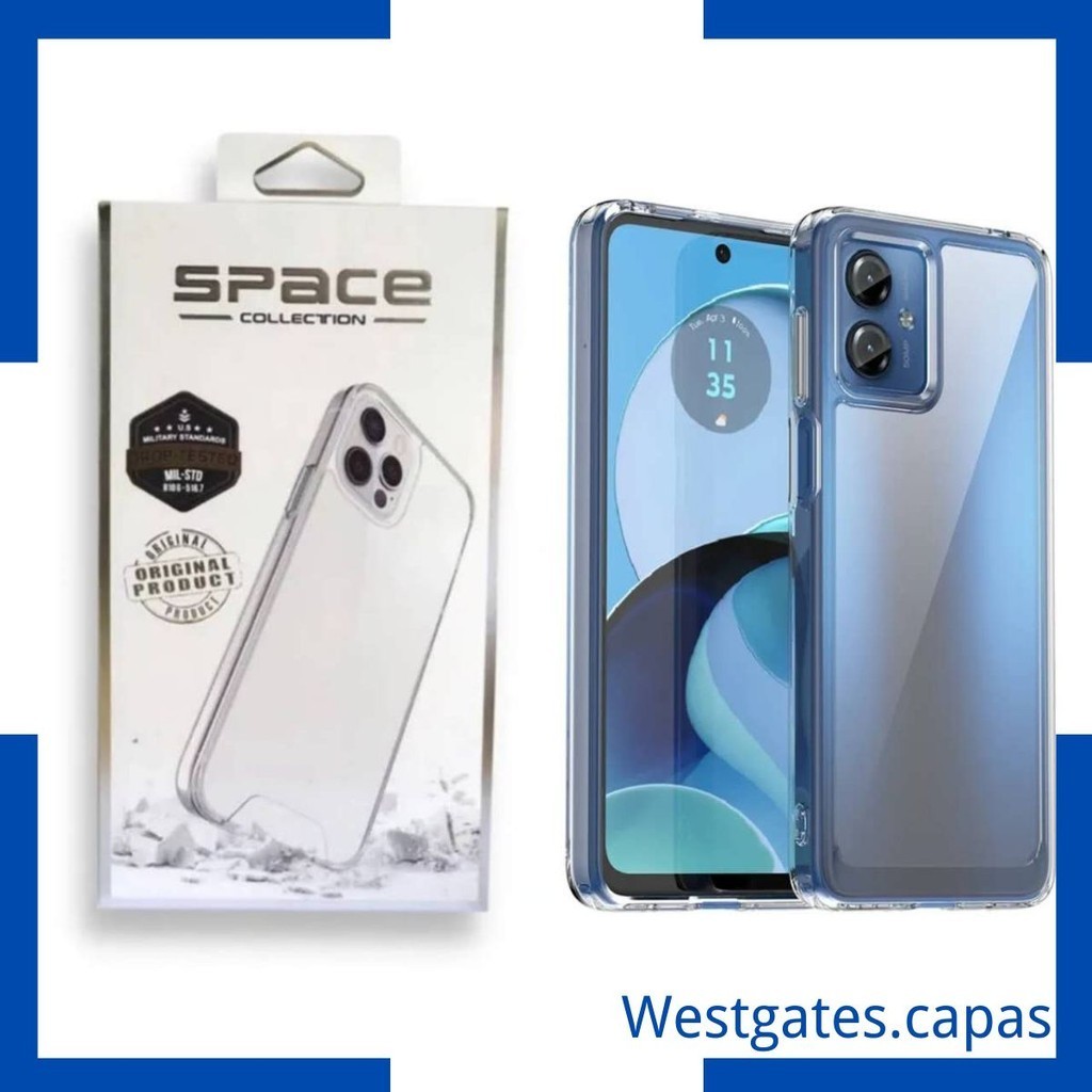 Capa Space Transparente Compativel para Celular Motorola Todos Modelos Moto G85 