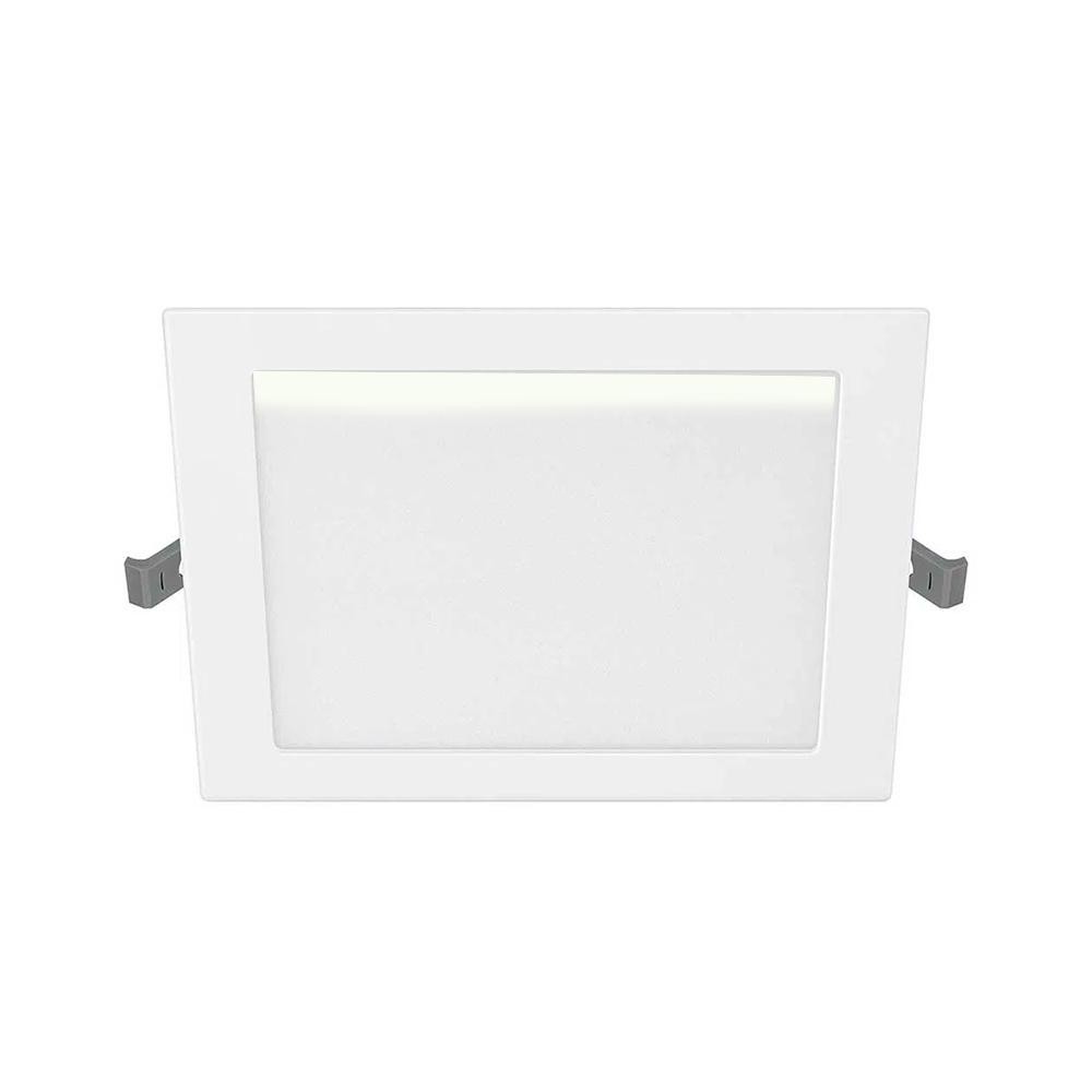 Plafon embutir Philips quadrado 12W branca 4000K BV 17x17 - Home & Living