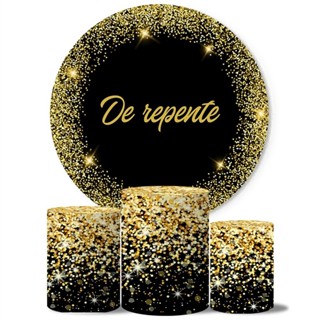 Trio Capas Cilindros + Painel Tema De Repente Preto Veste Facil em Oferta na Shopee