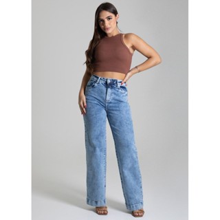 Calça Jeans Sawary Wide Leg - 276418