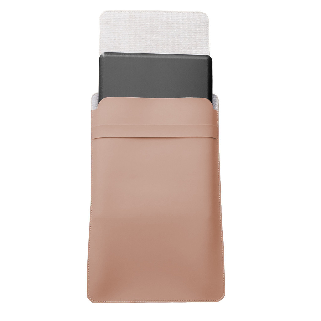 Luvas Case Capa Para Notebook Couro Sintético Nude