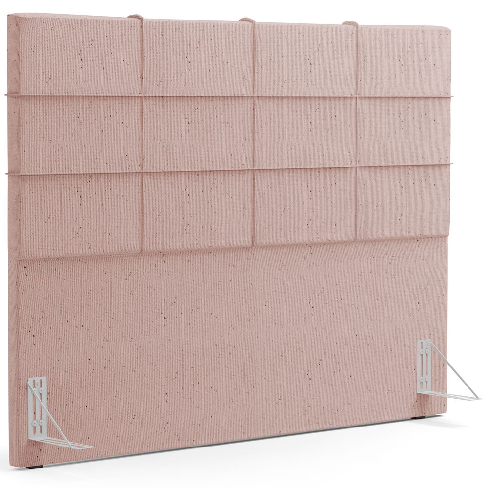 Cabeceira Cama Box Casal 140 cm Roma W01 Linho Rosê - Lyam - Home & Living